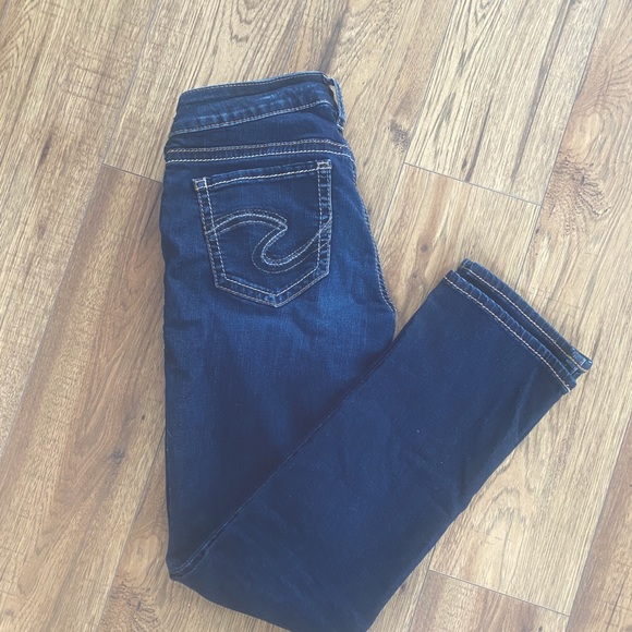 Silver Suki Straight Jean - Picture 1 of 1